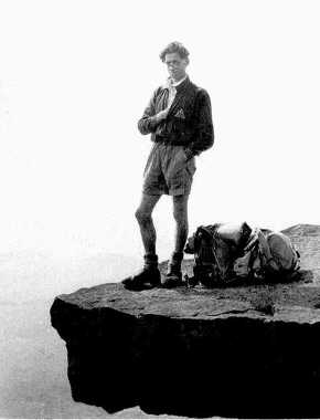 Harry Turner the hiker, 1930s