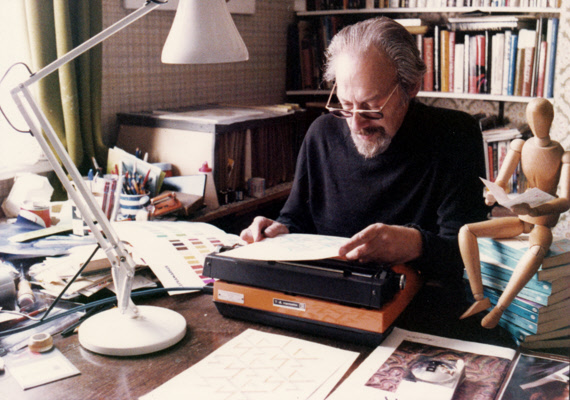 Harry Turner in his home studio 2, 1978