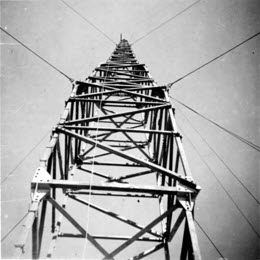 Indian radar camp, 1945, by Harry Turner