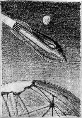 Flight of the Pioneer #1 by Harry Turner (1937)