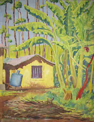 The Yellow Hut, 1948, by Harry Turner