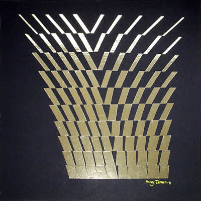 Golden Hawk, abstract design by Harry Turner (1971)