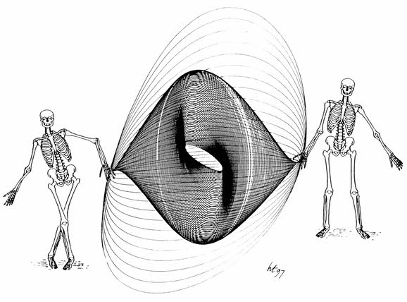 Skel and Eton with strange device #2 by Harry Turner