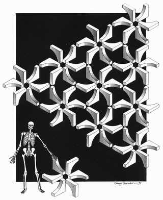 1995 Impossible object design featuring Skel (or Eton) by Harry Turner