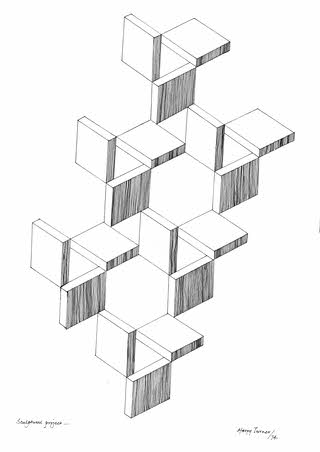 Sculptural Project by Harry Turner, 1974