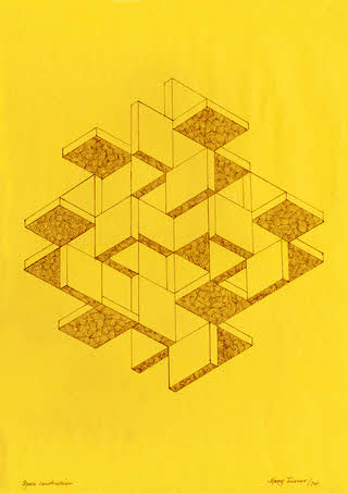 Space Construction by Harry Turner, 1974