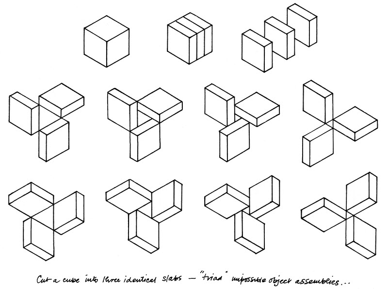 Impossible object design by Harry Turner