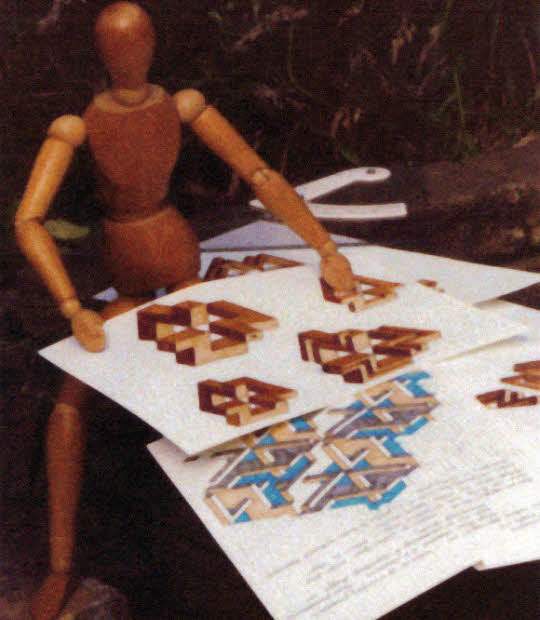 Rediscovered Impossible object designs by Harry Turner