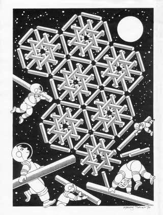 Impossible object design by Harry Turner, 1990