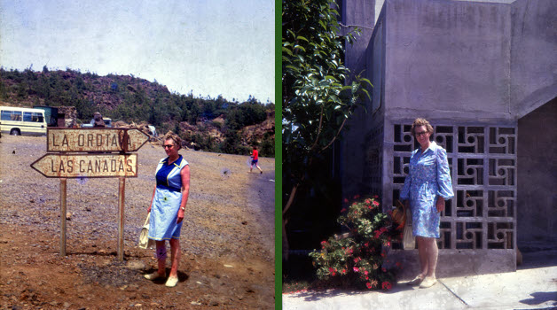 Marion Turner on Tenerife, Monte Umbe eclipse cruise, June 1973