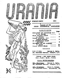 Urania, February/March 1941, edited by Marion Eadie