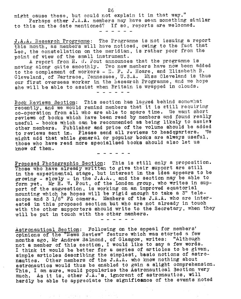 Urania, April 1939, edited by Marion Eadie