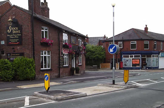 The rebuilt traffic island, 2010/08/08