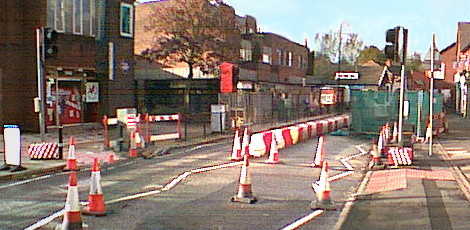 Road works, 24th October