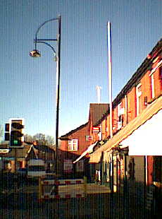 Compstall Road with Lamp No. 6 restored
