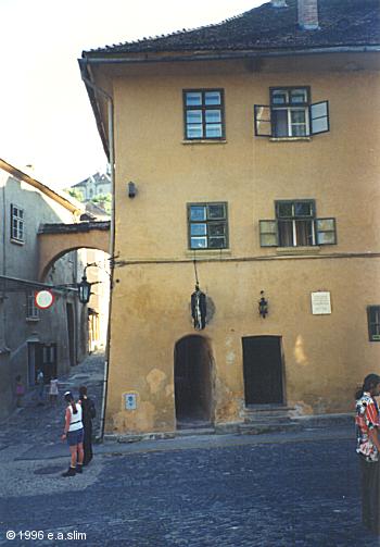 Vlad Tepes' birthhouse at Sighisoara