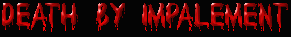 Death by impalement