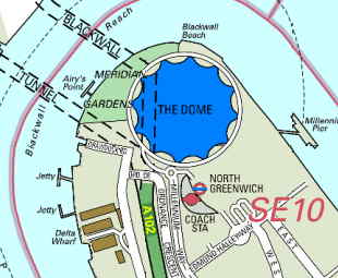 Dome location