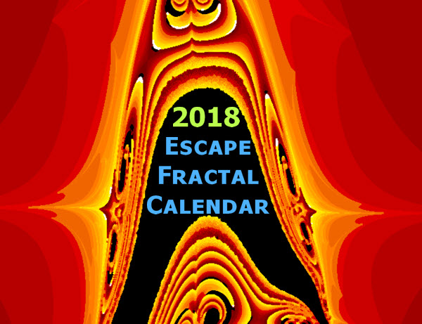 2018 Escape Fractal calendar