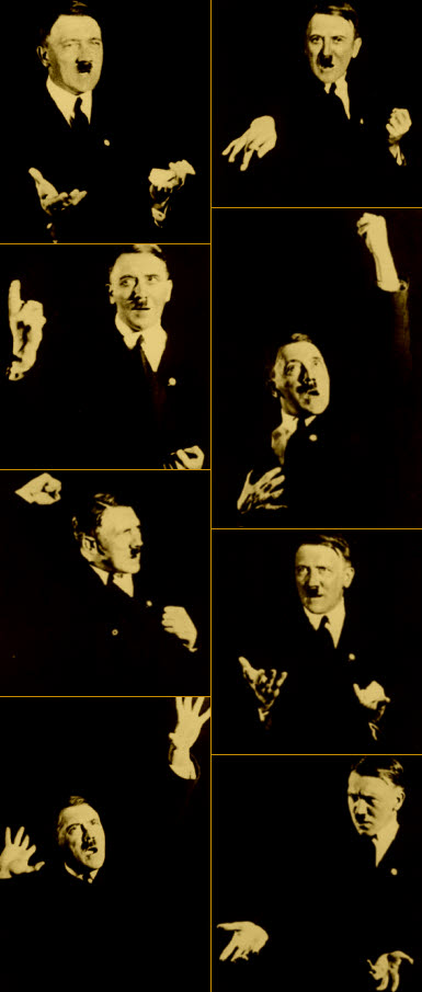 Hitler gestures