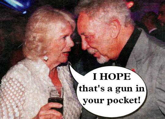 Duchess Camilla with Tom Jones