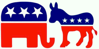 Elephant versus Donkey