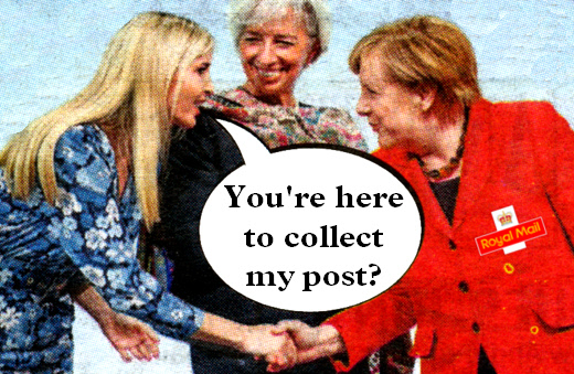 You're here to collect my post?