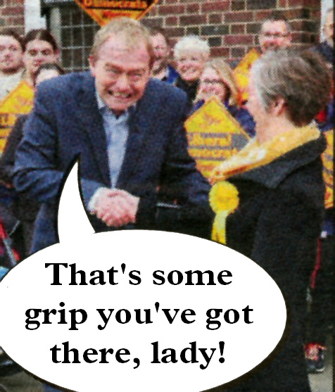 That's some grip you've got there, lady!