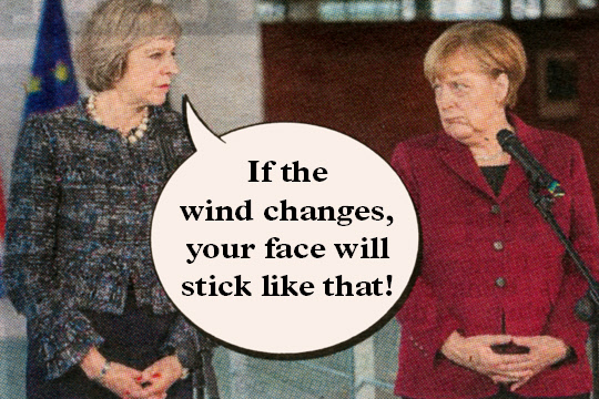 If the wind changes, your face will stick like that