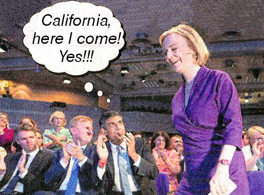 Riski California bound