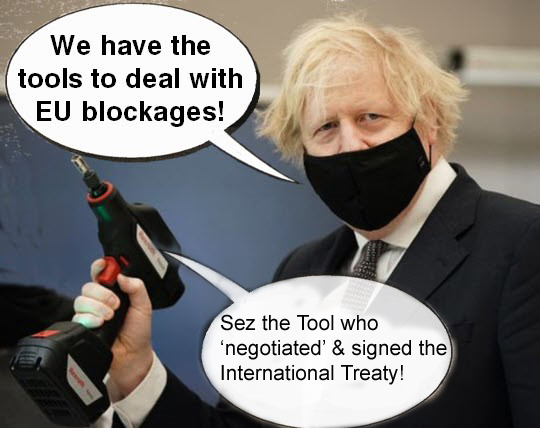 Boris Johnson responds to von Leyen's threats